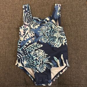 Blue bathing suit!